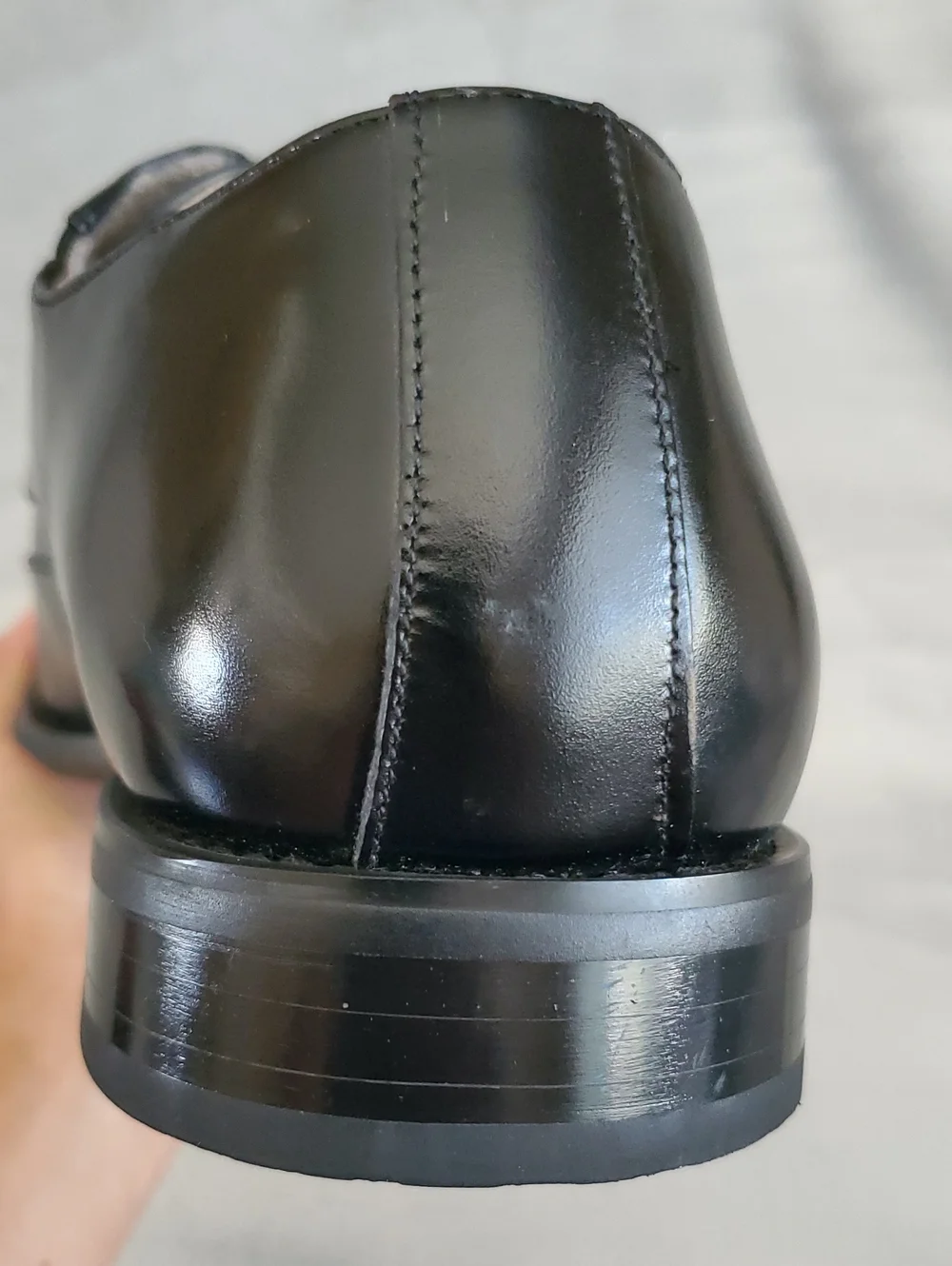 STACY ADAMS Black Leather Lace-Up Dress Shoes MEN'S SIZE: 9.5M